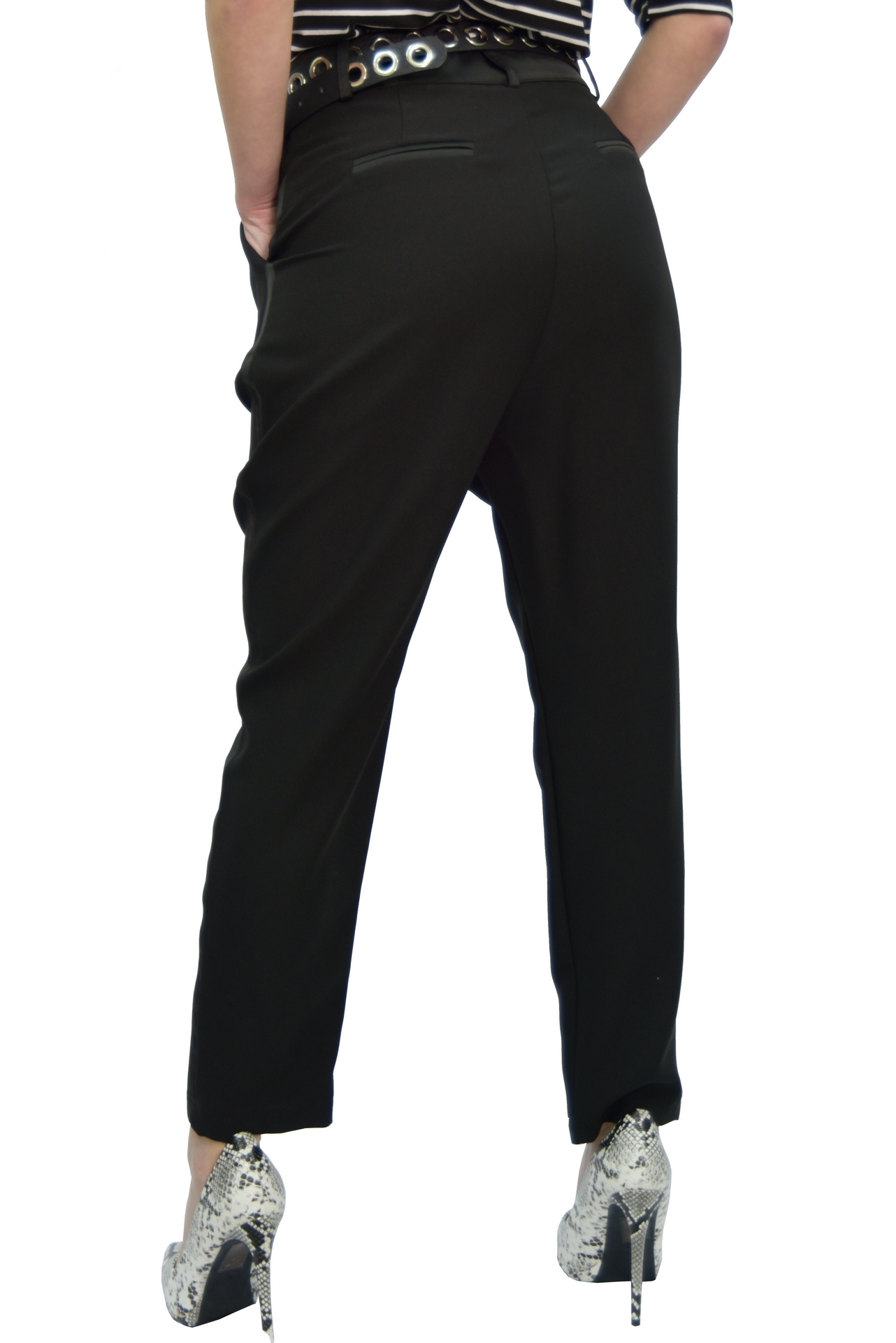 Pantalone anver satin nero