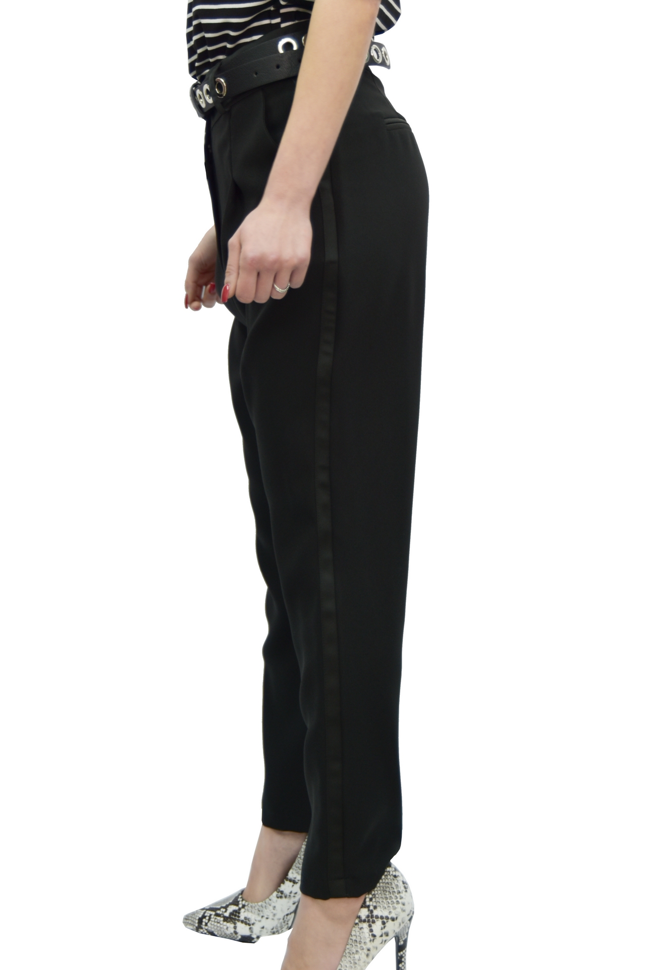 Pantalone anver satin nero