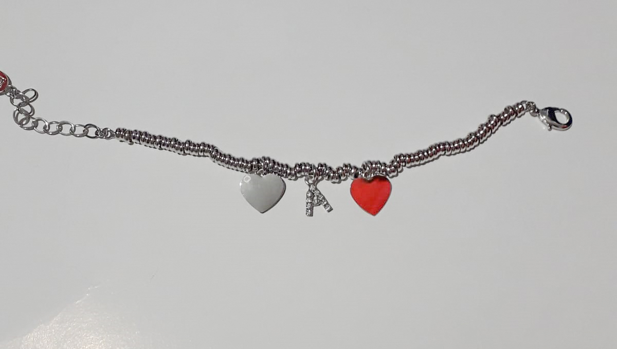 Bracciali cuori lettere