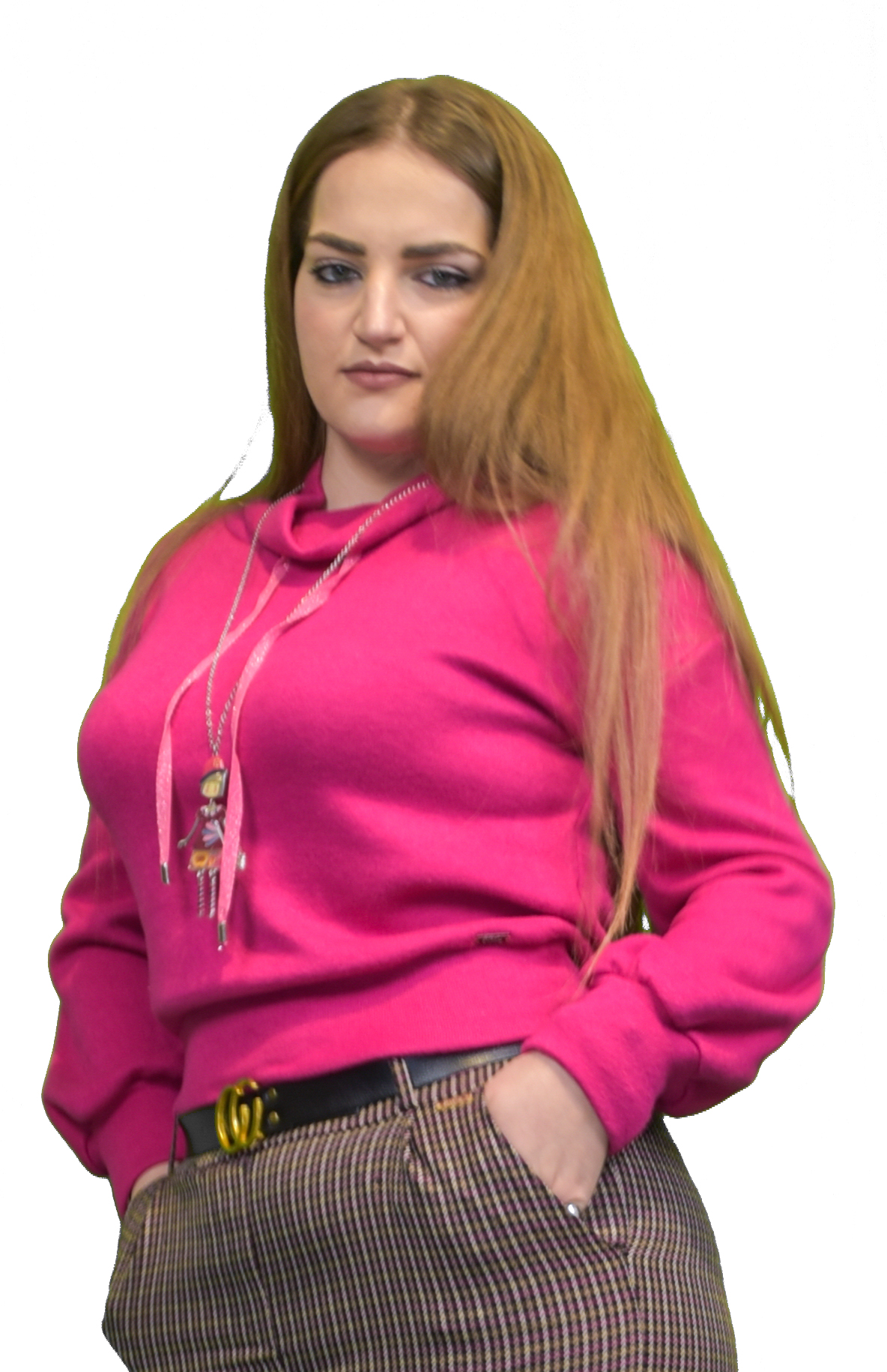 Maglione fucsia