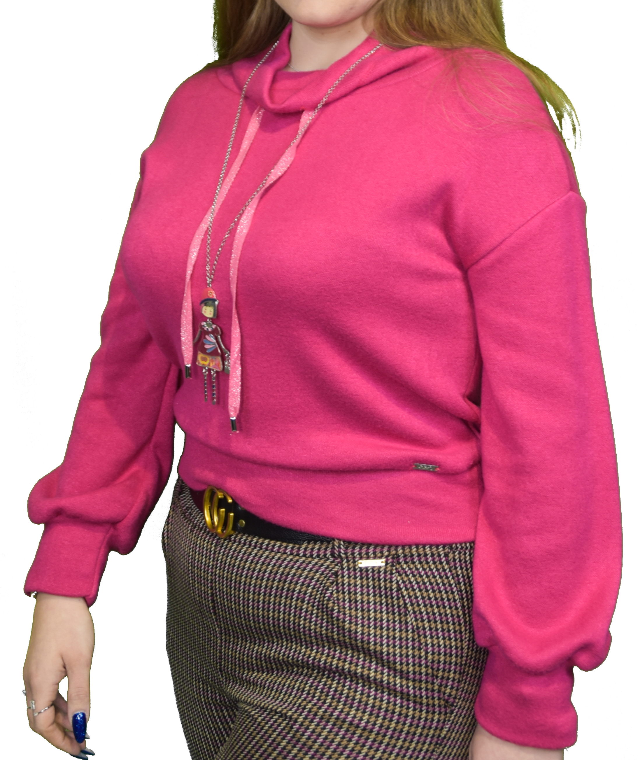 Maglione fucsia